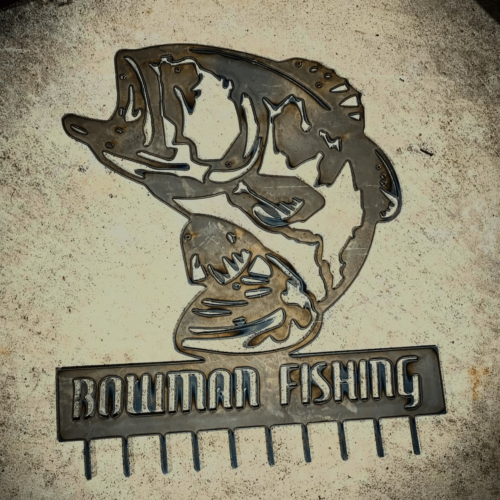 Customizable Fishing Sign