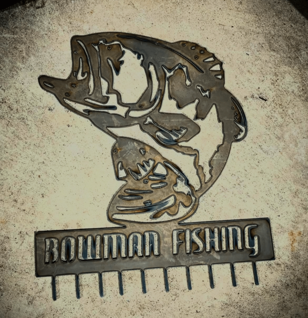 Customizable Fishing Sign