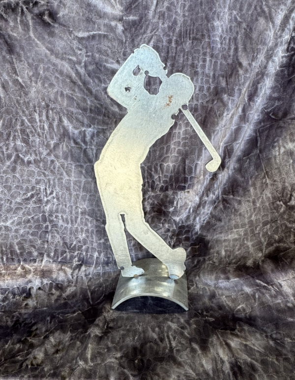 Golfer Statue